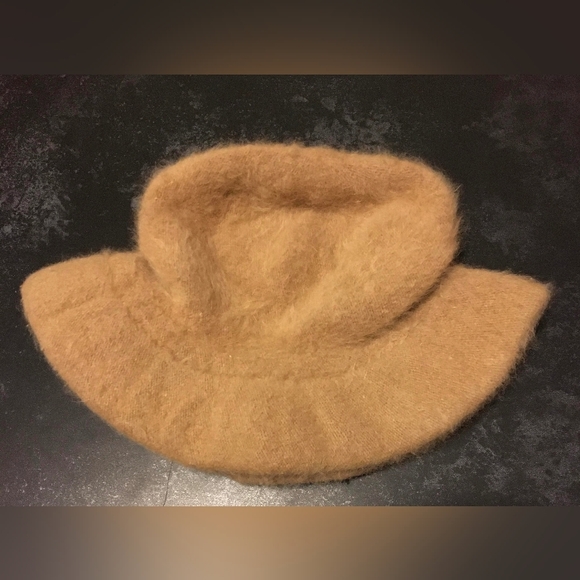 Parkhurst | Accessories | Womens Tan Angora Rabbit Hair And Lambswool ...
